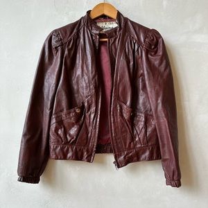 Vintage leather jacket